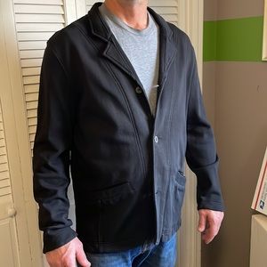 Mens Carbon 2 Cobalt Knit Blazer, Size L